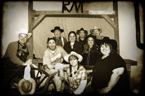 Cast from "Wrangle on Red Mountain Ranch" by Nancy Bond
