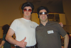 What's a 50's party without an Elvis or two?